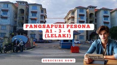 Bilik Sewa Untuk Lelaki Apartment Pesona, Pauh Jaya