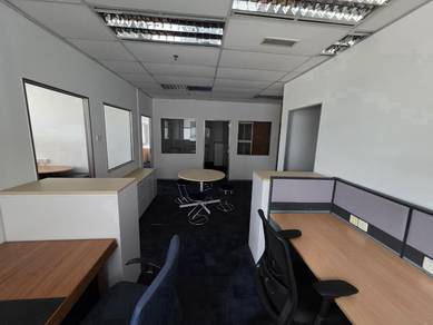 FULLY FURNISHED Office Unit Connecting To Lrt @ Bangsar Trade Centre