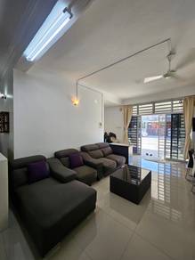 F-furnished 2 storey terrace for rent at Gelugor, oppo Lotus Sg Dua