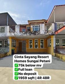 Cinta Sayang Resort Homes Teres 2 tingkat luas BELOW MV