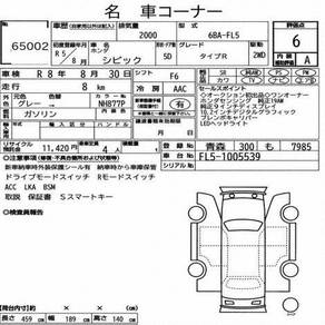 Honda CIVIC 2.0 TYPE R (FL5) (A) Grey