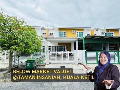 HOT AREA🔥BELOW VALUE❗Rumah Teres 2 Tingkat Taman Insaniah Kuala Ketil