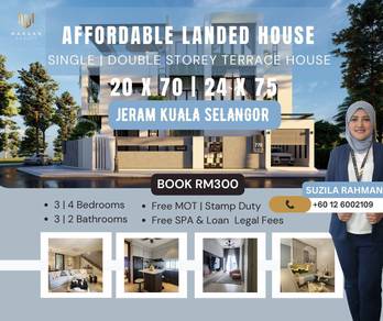 New Projek Mampu Milik single | Double Storey Jeram Kuala Selangor