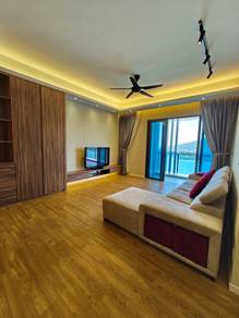 Q2 Full Seaview Fully Furnished & Renovated Move Near QueensBay Mall