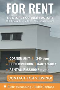 Bukit Beruntung Bukit Sentosa( Kantan) 1.5 Sty Corner Factory For Rent