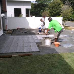 Plumbing plumber renovation and cat bumbung