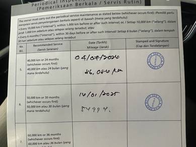 Proton X50 EXECUTIVE 1.5L (A) PROTON WARRANTY