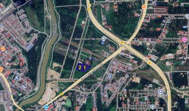 1 Acre Petrol Station Land and 0.85 Acre Residential Land in Dengkil