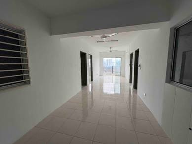 kepong baru apartment for rent (kepongmas 2) kitchen cabinet,kl