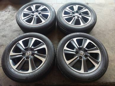 Rim 16 ORI TOYOTA VOXY siap tayar BRIDGESTONE