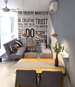 Queensville Studio Permaisuri Cheras LRT Near HUKM F/Furnish ID Design