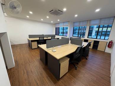 Ulu Tiram Desa Cemerlang 1st Floor Ready Office Unit Fully Furnished