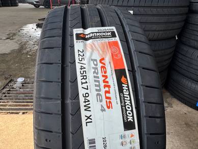 Tayar baru 225 45 17 hankook ventus prime 4 K135