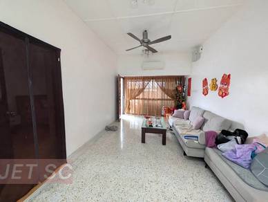 FULLY EXTENDED Taman Single Storey House 22x80 Partial Furnished 3R2B