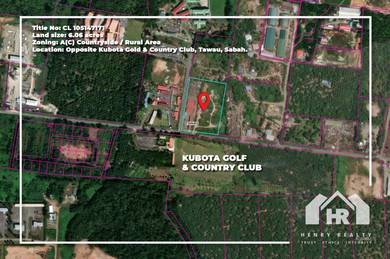 Tawau Land for sale | Kubota Golf & Country Club | Countryside | tawau