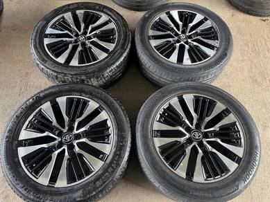 Sport rim second 18 Toyota alphard 2018 oem tyre