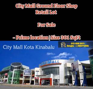 For SALE | City Mall Ground Floor Retail Shoplot 301sqft
