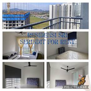 New and furnished Condo, Sri Serindit