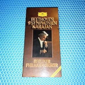 Karajan Beethoven 9 Symphonien 6x Cassette Boxset