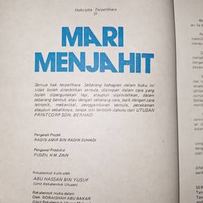 Vintage 1977 Mari Menjahit by Molly Tan Choi Lian