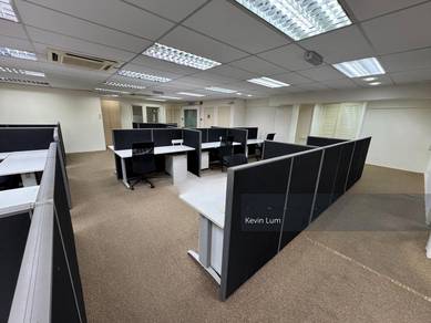 Fully Fitted Office in KL City! Walking Distance to LRT Dang Wangi