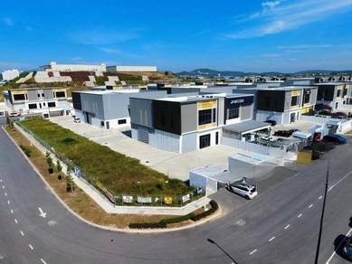 Eco Business Park Central Gate 1.5 Sty Semi-D Corner Factory For Rent