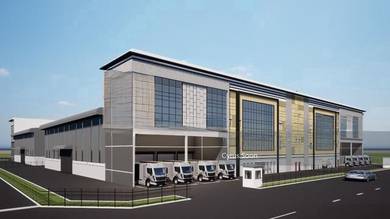 Eco Business Park V Corner 3-Sty Semi-D Factory 1.072 acres For Rent