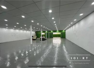 Facing Mainroad!! 13,068 sqft Warehouse Shop @Bukit Kemuning Shah Alam