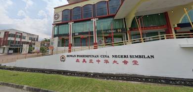 Lelong 2sty shop lot, pusat komersial lobak, seremban