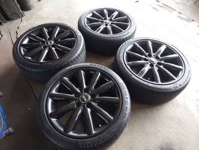 Rim 18 ORI MINI COPPER siap tayar CONTINENTAL