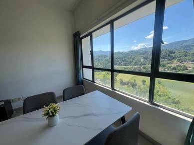 For RENT | Kingfisher Inanam | 2+1R2B | Partially Furnished | KK