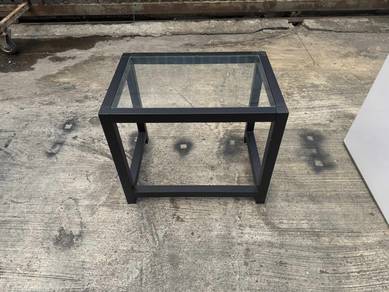 Glass Solid Meja Kopi Coffee Side Table Center