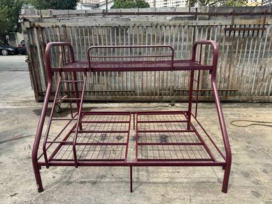Katil 2 Tingkat Queen + Single Double Decker Bed F