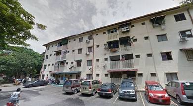 Cheras , Seri Perindu Flat tingkat 3 corner no lift siap table top MRT