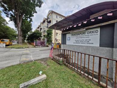 Lower Floor & Tenanted - Pangsapuri Orkid, Jalan Pluto For Sale