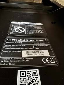 (Osim) uTrek Smart Incline Treadmill Fitness Train