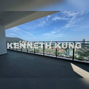 1840sf Seaview Corner Mira Residence Tanjung Bungah Big Balcony