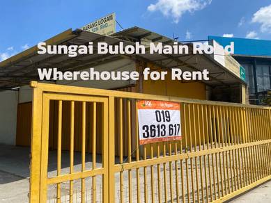 Sungai Buloh Main Road Warehouse Beside Proton Near MRT ✅ kota damansa