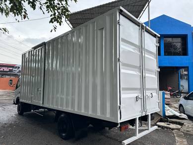 2011 Hino WU410R 4.0 (M) 19.5 Kaki Container Box