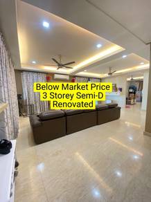 CANTIK 3 Sty SEMI D Tiara Puteri Sungai Buloh Bukit Rahman Putra