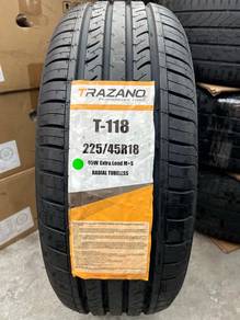 New tyre trazano size 225/45/18 2025 year offer