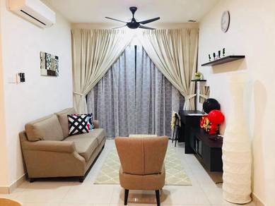 KL Traders Square [ 3Bedroom 2Bathroom ] Fully Furnished