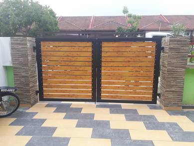 swing main gate with mild steel