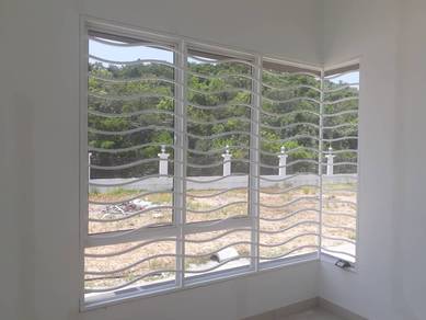window grille with mildsteel