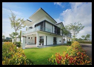 Owner Move To Sabah【Double Storey Semi D 35x80】Freehold In Sepang