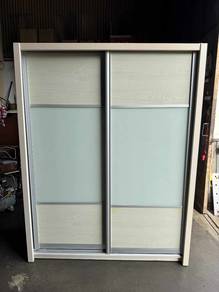 5x6.5ft Sliding Door Almari Baju Wardrobe Drawer