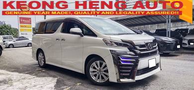 Toyota VELLFIRE 2.5cc ZA (A) 80K KM 2Y-WRRTY