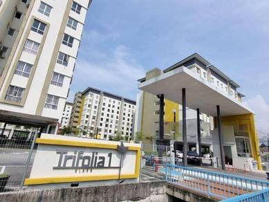 TRIFOLIA APARTMENT Taman Saga KLANG 900sf Kitchen Cabinet Aircond