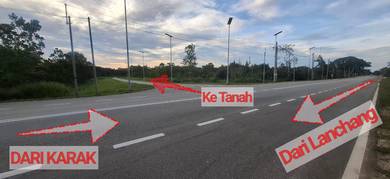 Tanah 1.80 Ekar  Kg. Kuala Kaung, Temerloh, Pahang.
