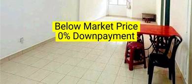 100% LOAN ROI 5.7% Fortune Court Apartment Kepong Baru Taman Usahawan